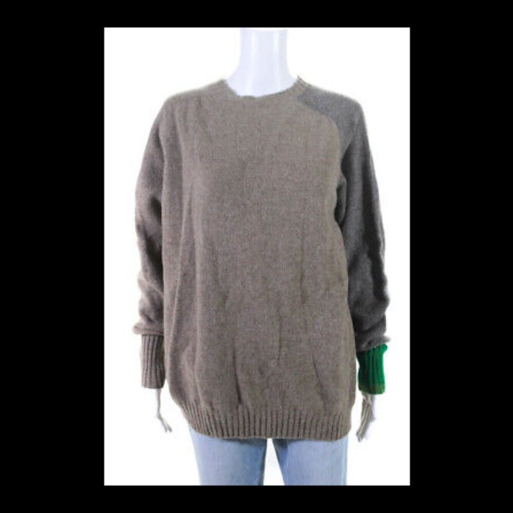 La Fetiche Womens Percy Oversize  Crew Neck Sweater